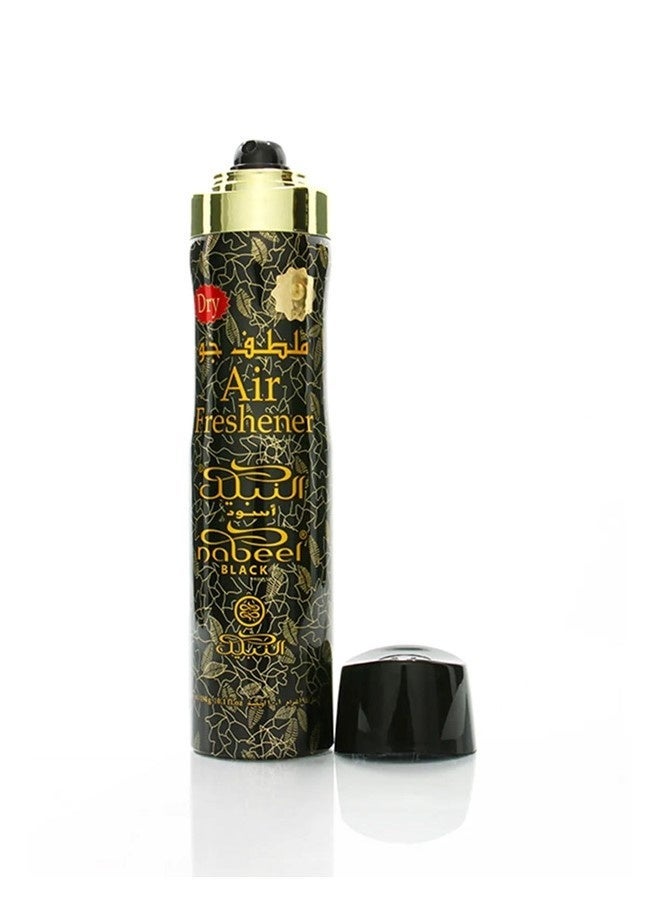 Nabeel 3 Pcs Nabeel Black Air Freshener 300ML Luxurious Long-Lasting Arabian Fragrance for Home, Car & Office - Image 5